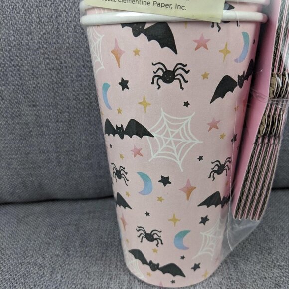 Clementine Paper Inc Halloween Spooky Ghost Travel Cups 16oz - Picture 4 of 5